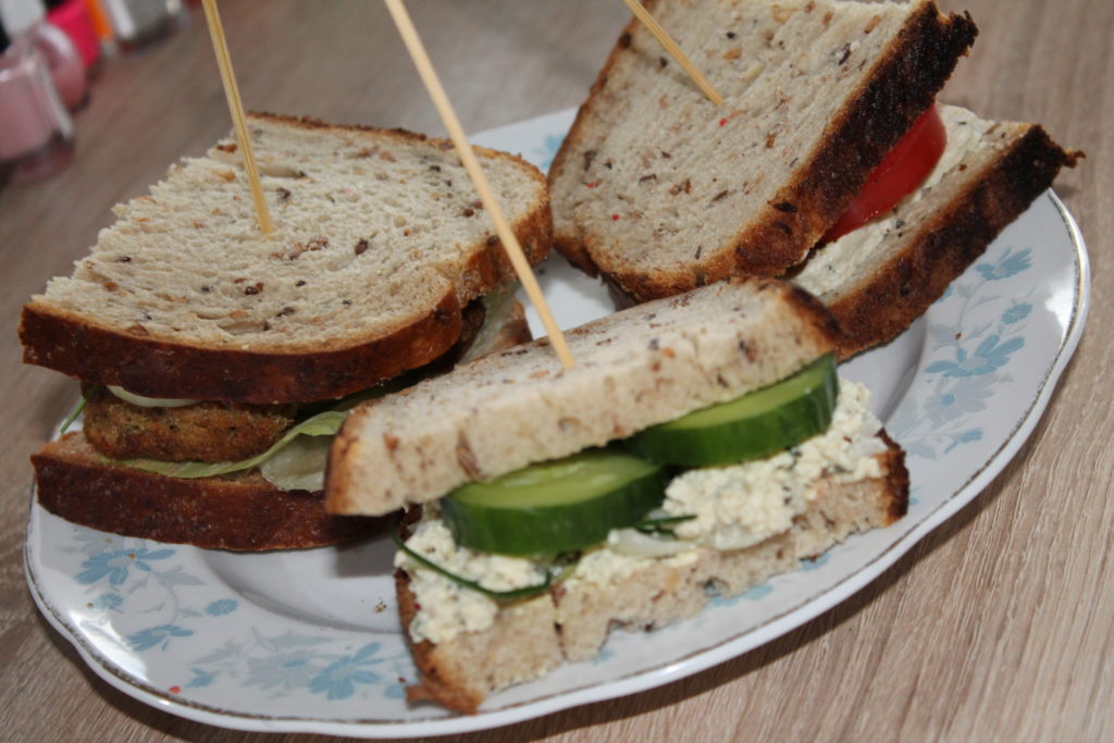 Vegan sandwiches